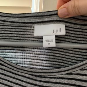 Black And Gray Striped Dress Size Medium